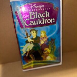 Disney's The Black Cauldron VHS Tape Kids Vintage